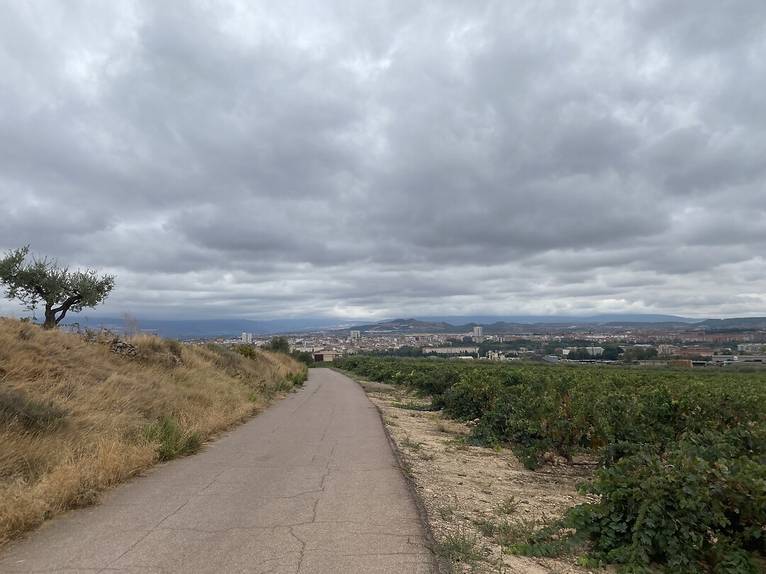 Donkere wolken aan de ene kant