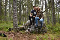 Wandeling bij Auttiköngäs