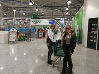 Boodschappen doen bij de Prisma