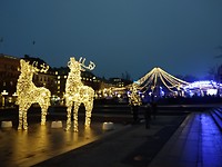 Stockholm vol kerstversiering