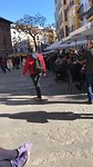 De gezelligheid bij de markt