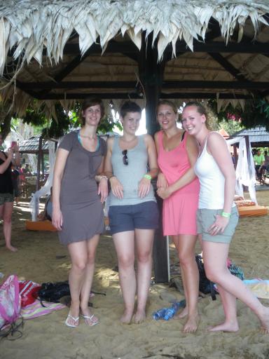 Marlon, Marloes, Inge en ik