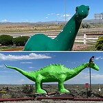 In plaats van paarse krokodil, lelijke groene dino’s