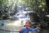 Dim en de Erawan waterval
