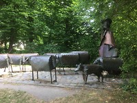 floris v tot Parijs , Kunst in park Lier