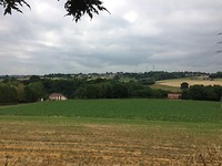 floris v tot Parijs , mooi vloeiend landschap Ittre