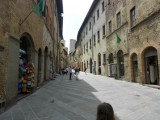Straatbeeld in San Gimignano