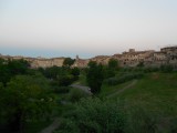 Toscane in de schemer