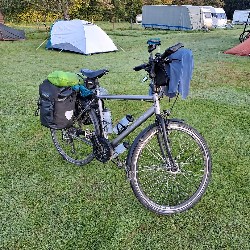 Als weer op de fiets.