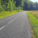 Mooi geasfalteerde weg