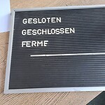 Tweede hotel  ook gesloten.