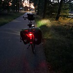 Rijden met verlichting.
