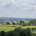 En blik over de uitlopers van de Ardennen.