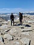 Will en ik op Mt Whitney