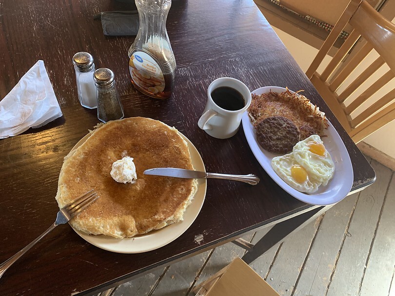 Hiker breakfast