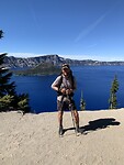 Ik bij Crater Lake