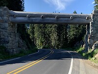 Brug bij mt Rainier nationale park