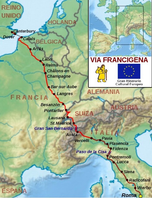 Plan Via Francigena