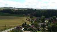 Uitzicht vanop de terril van Auchan le bois