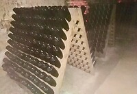 Caves Pommery :de Carnot-wijnkelder in een voormalige krijtgroeve : oppervlakte 1500 m2
