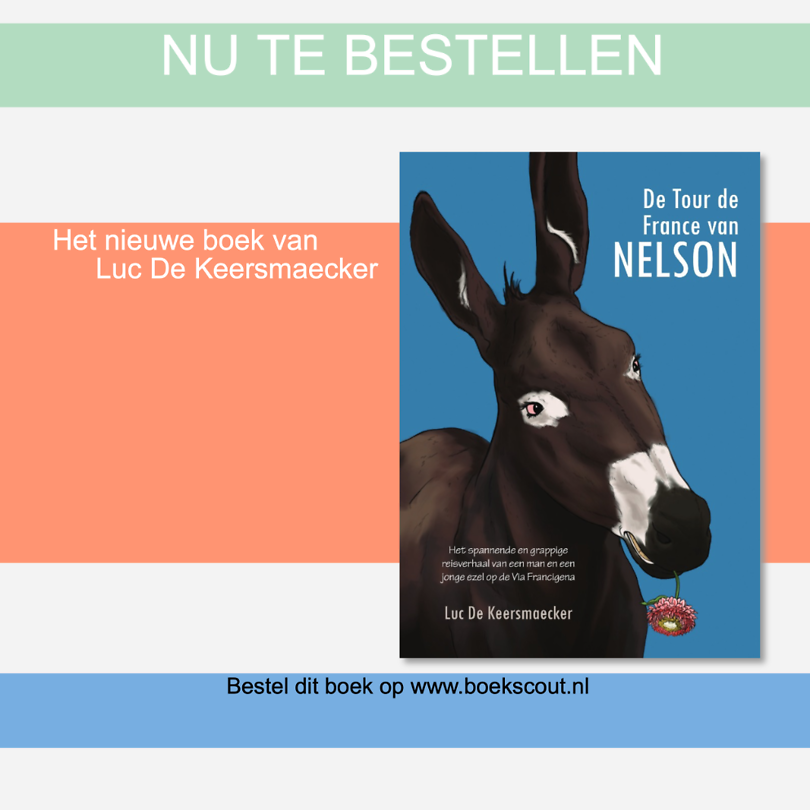 De Tour de France van Nelson - Het spannende en grappige reisverhaal van een man en een jonge ezel op de Via Francigena-bericht-