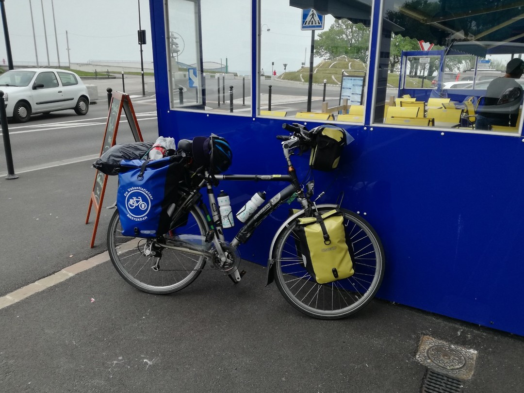 Mijn fiets met bepakking