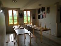 Eetzaaltje jeugdherberg Montreuil s Mer
