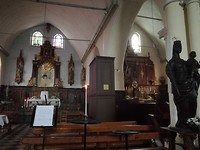 Binnenkant St Jozefkerk St Vallery sur Somme