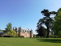 Achtertuin Chateau Miromesnil Tourville sur Arques