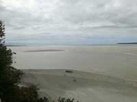 Opkomend tij Mont St Michel
