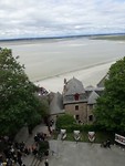 Vanaf de rots Mont St Michel