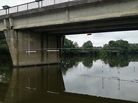 Waterhoogte waterstanden  laatste 35 jaar, langs de Mayenne