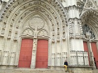 Vooringang Notre Dame Nantes