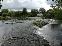 Waterval in de Thouars rivier