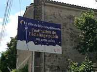 Experimentele straatverlichting Niort