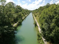 Het canal Marans a la Rochelle