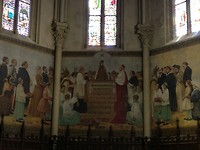 Altaar kunst Baseliek Notre Dame Arcachon