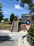 Trap naar dorp Portomarin