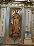 St Jacobsbeepld in de Kathedraal Santiago