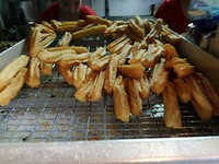 Zoete broodjes in het lokale restaurantje nabij het hotel