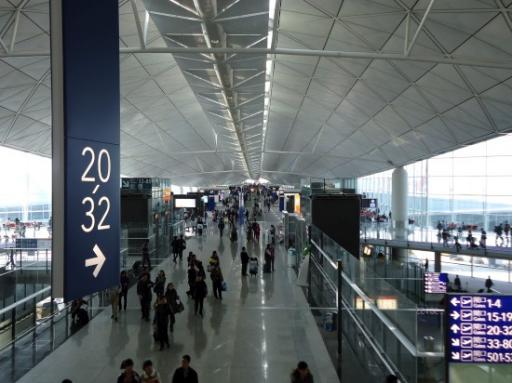 Een wing in Hongkong Airport