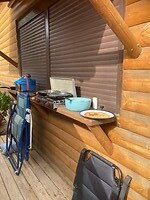 Het pannenkoeken station onder hetafdak van de restaurant keuken