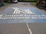 km 211, 15:00, de Franse grens