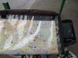 Met kaart en GPS door Parijs
