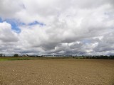 Dreigende lucht onderweg