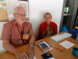 Michel en Claudette, vrijwillige hospitaleros in Los Arcos