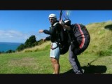 Take of van Luis zijn paraglide. Het bewijs!
