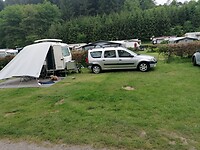 Plaats op de camping.