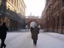 gamla stan in de sneeuw
