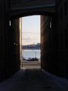 gamla stan in de sneeuw
